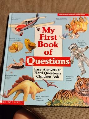 Scholastic My First Book of Questions - Light Blue Kids Learning Book